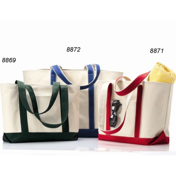 Windward Large Cotton Canvas Classic Resort Tote Thumbnail